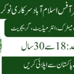 Commissioner Office Islamabad Jobs 2024