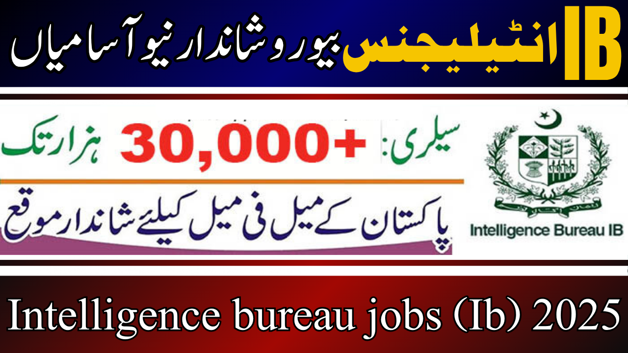 Intelligence bureau jobs