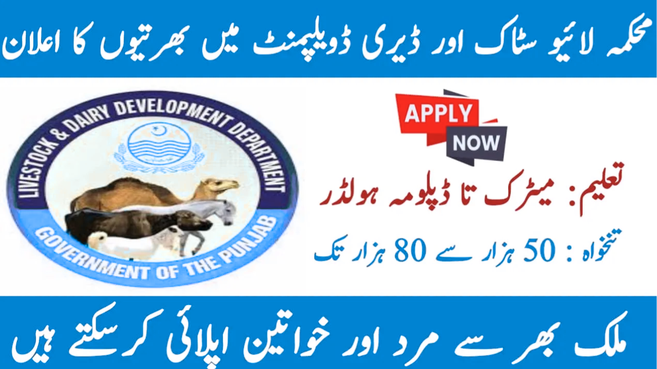 Livestock & Dairy Development Department Muzaffarabad Jobs