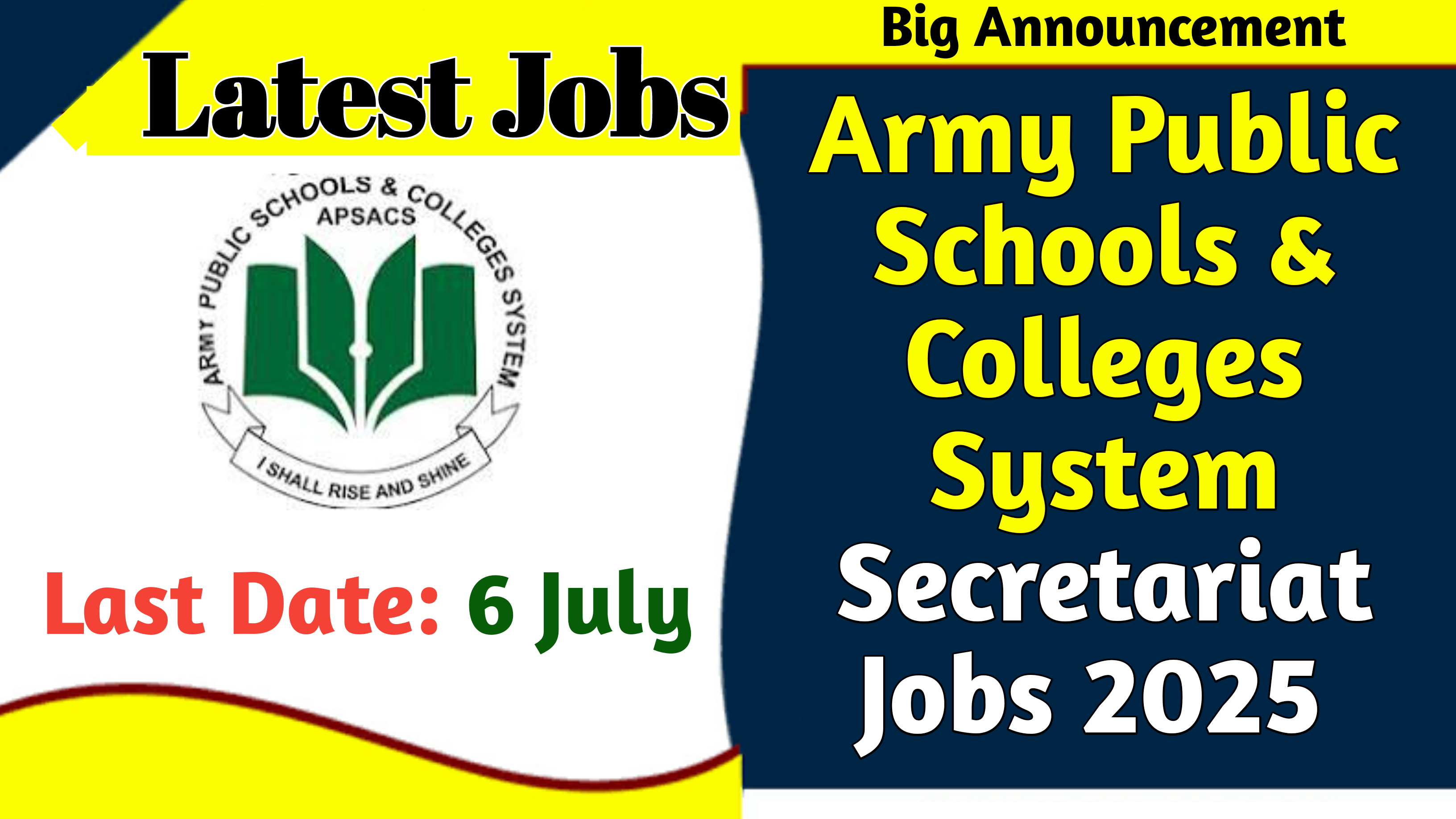 Army Public Schools & Colleges System Secretariat Jobs