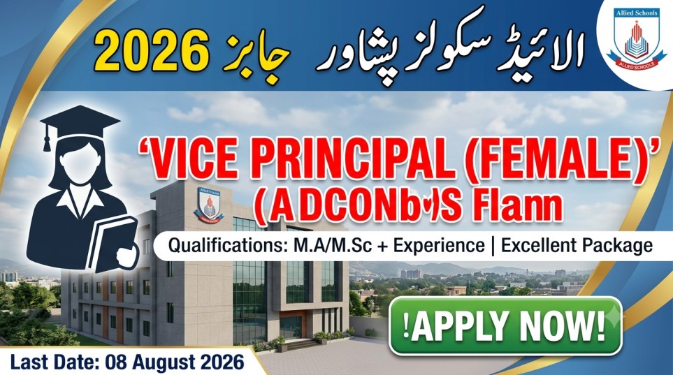 Allied Schools Peshawar Jobs 2026 for Vice Principal