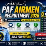PAF Airmen Recruitment 2026 – Eligibility, Branches & Apply Online