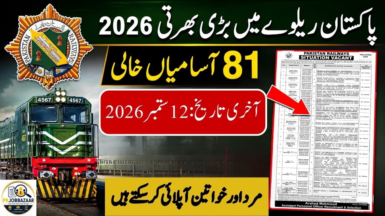 Pakistan Railways Jobs 2026