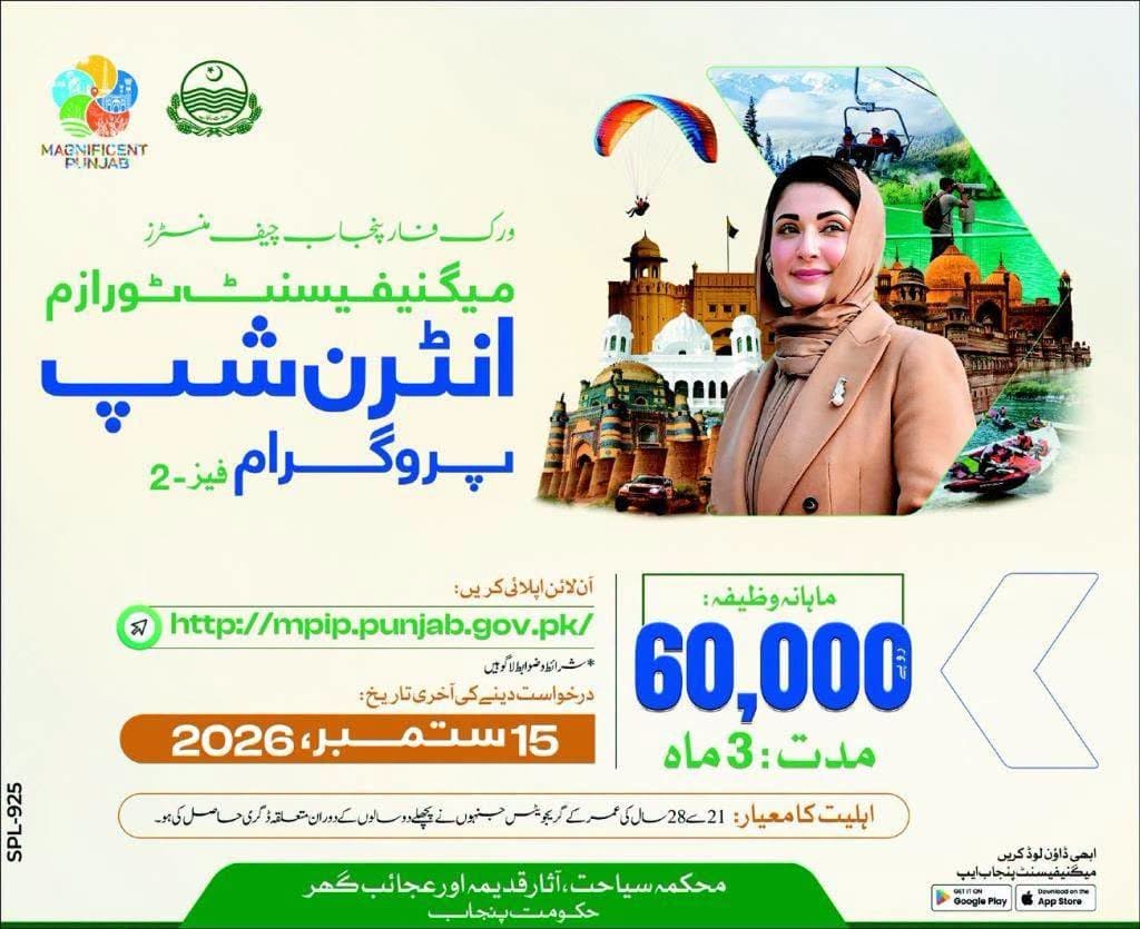 CM Magnificent Tourism Internship Program Phase 2