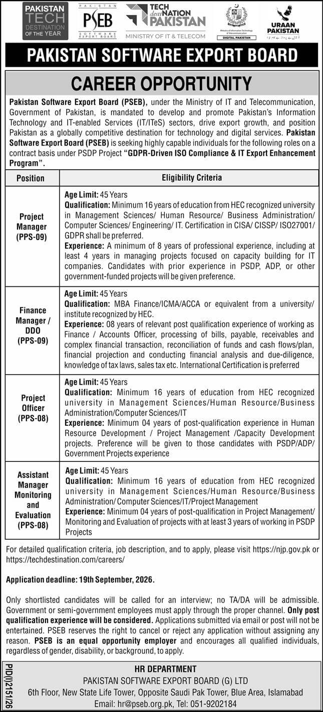 Software Export Board Jobs 2026