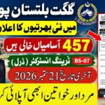 Gilgit Baltistan Police Jobs 2026
