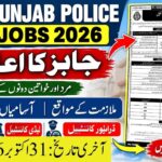 Punjab Police Rahim Yar Khan Jobs 2026
